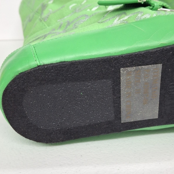 Boots green Funky unique mid shaft boots bootie size 11 nwot - Picture 10 of 16